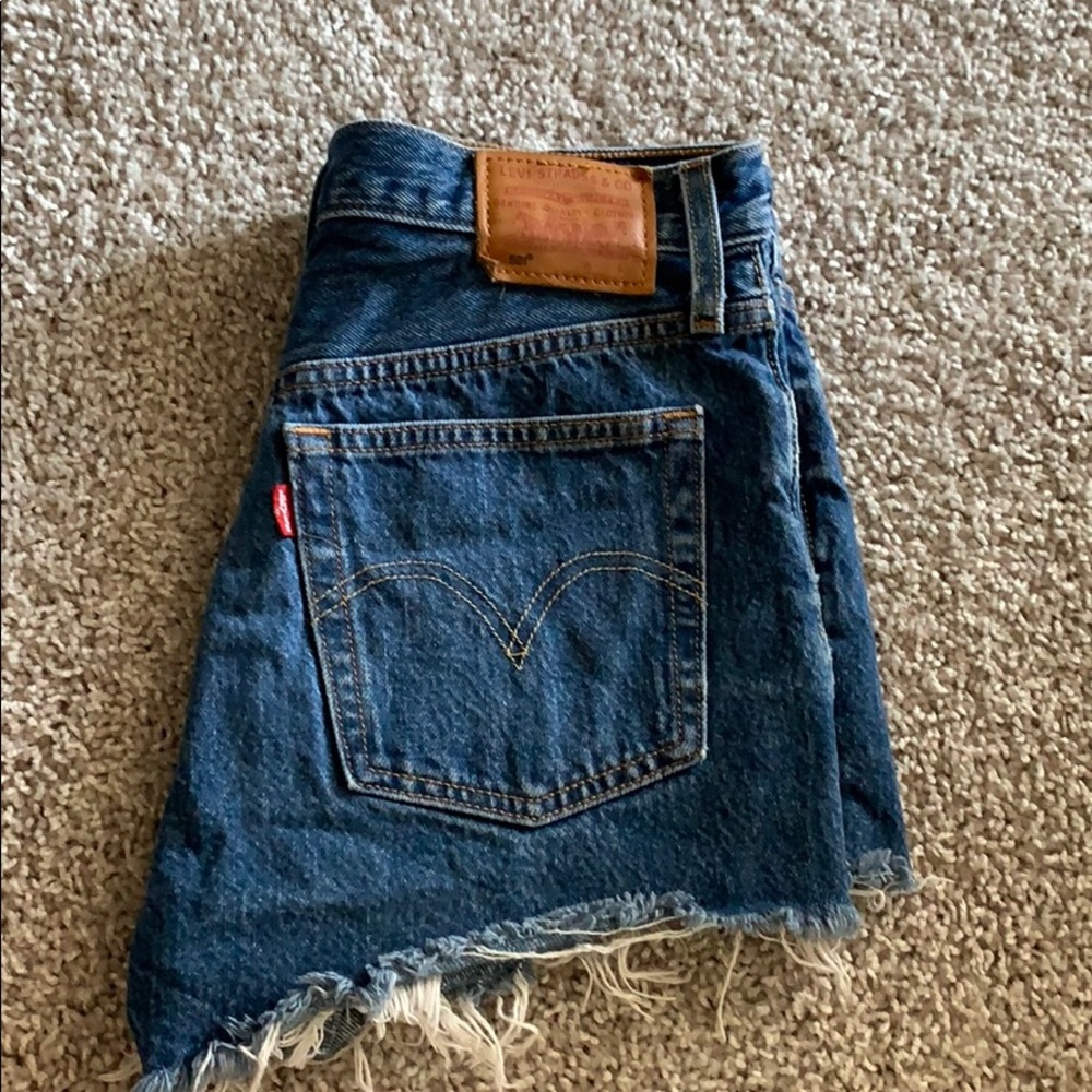 High waisted 501 Levi shorts